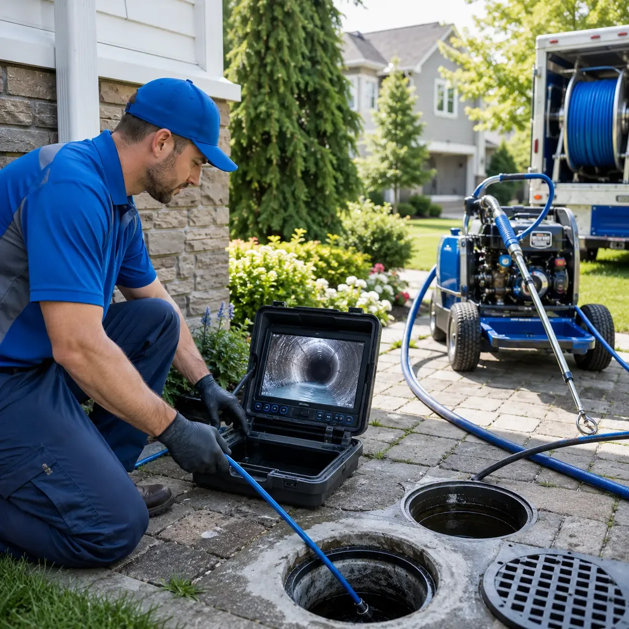 Outdoor drain cleaning professionals serving Luxora, AR